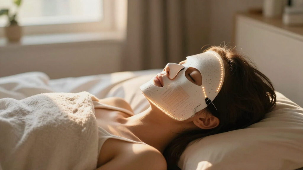 at-home LED facial masks