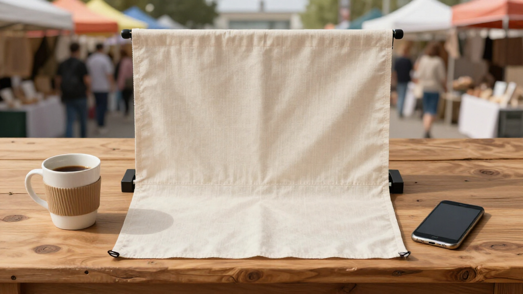 backdrop stands for vendor booth photos
