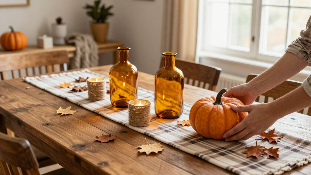 vintage-inspired fall decor