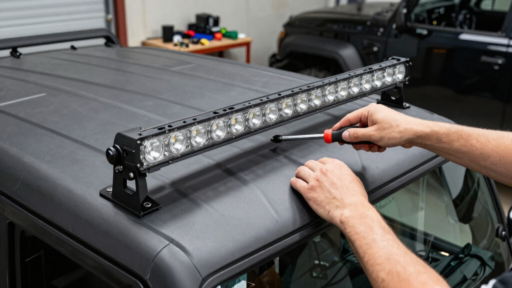 off-road vehicle LED light bars