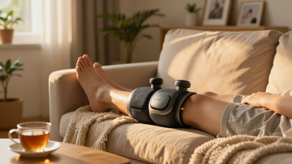 calf massager with heat and compression
