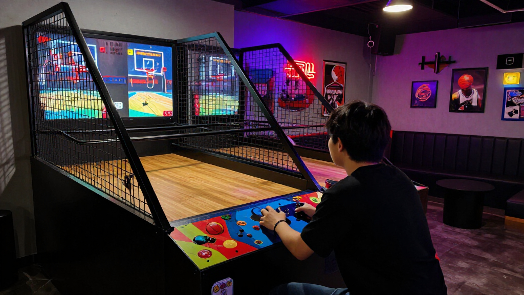 best basketball arcade game for fan cave