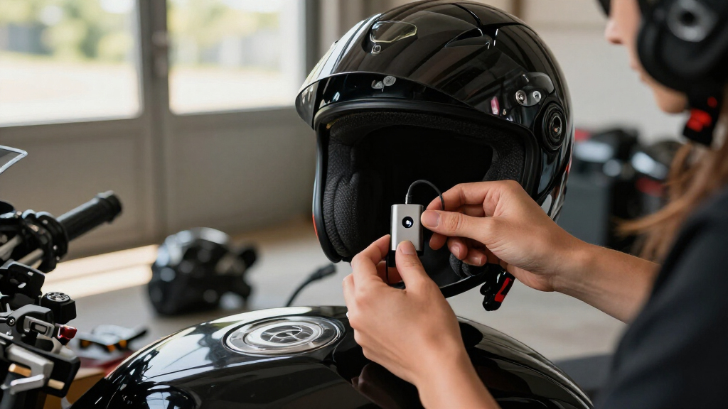 motorcycle helmet Bluetooth adapters