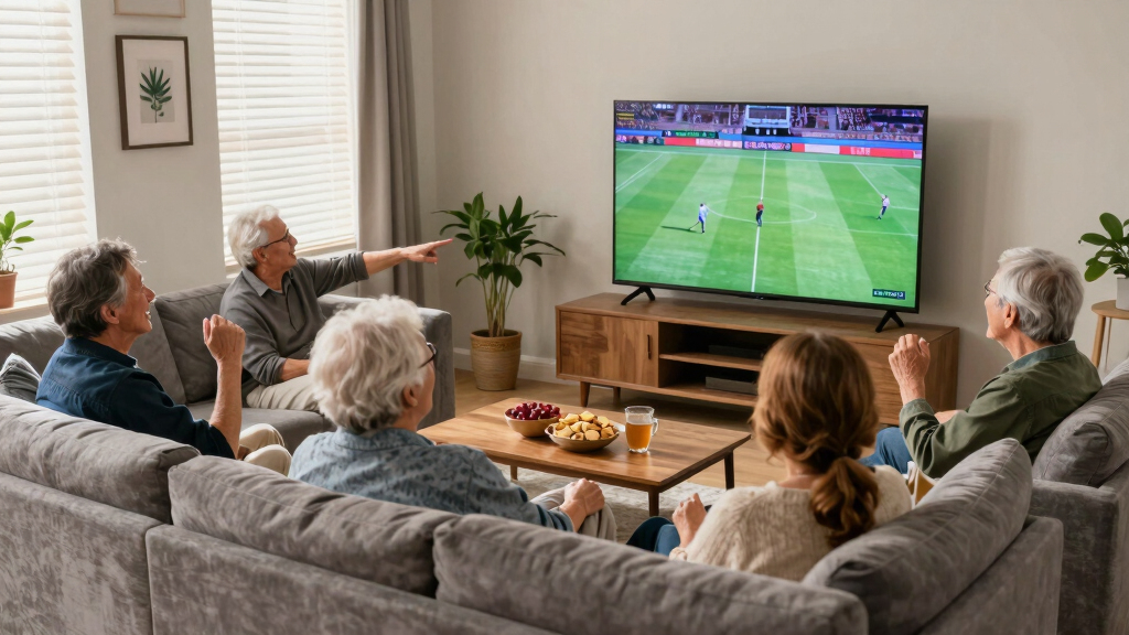 large screen TVs for watch parties