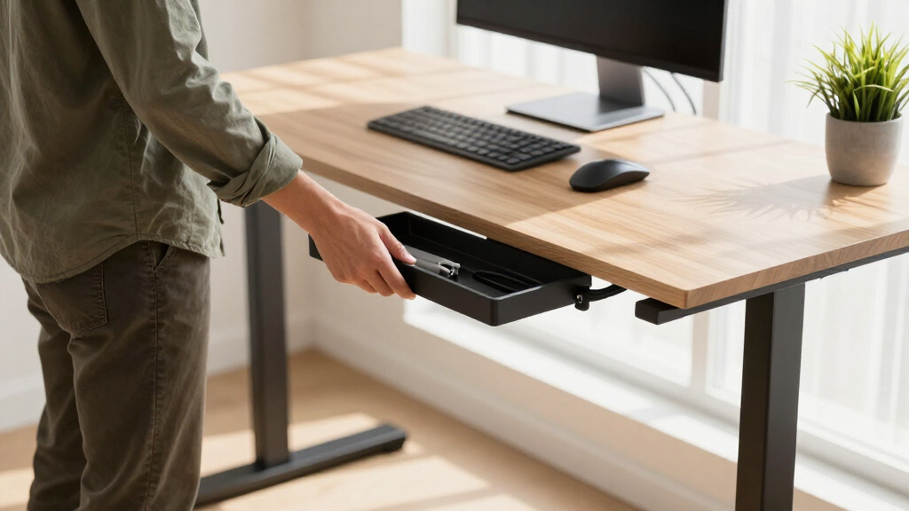 best cable management tray for standing desk