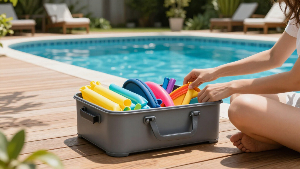 best deck box for pool accessories