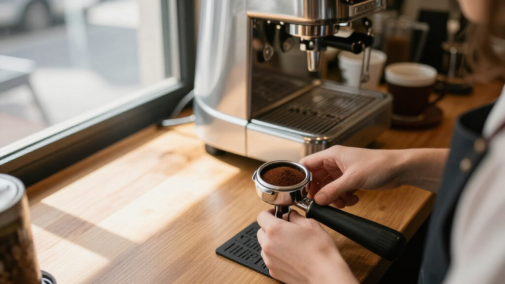 commercial espresso grinder with doser