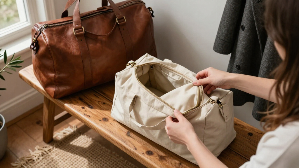 foldable duffel bags