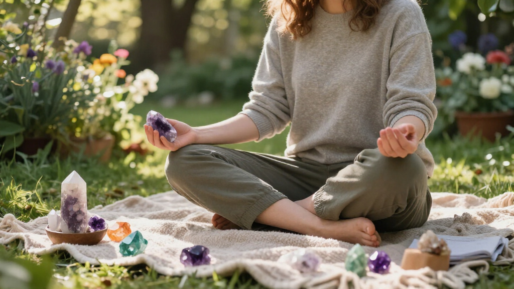 crystal healing meditation kits