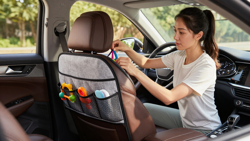 best seat-back organizers for long custody drives