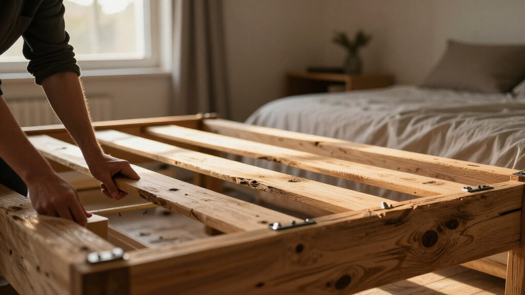 reclaimed wood bed frames