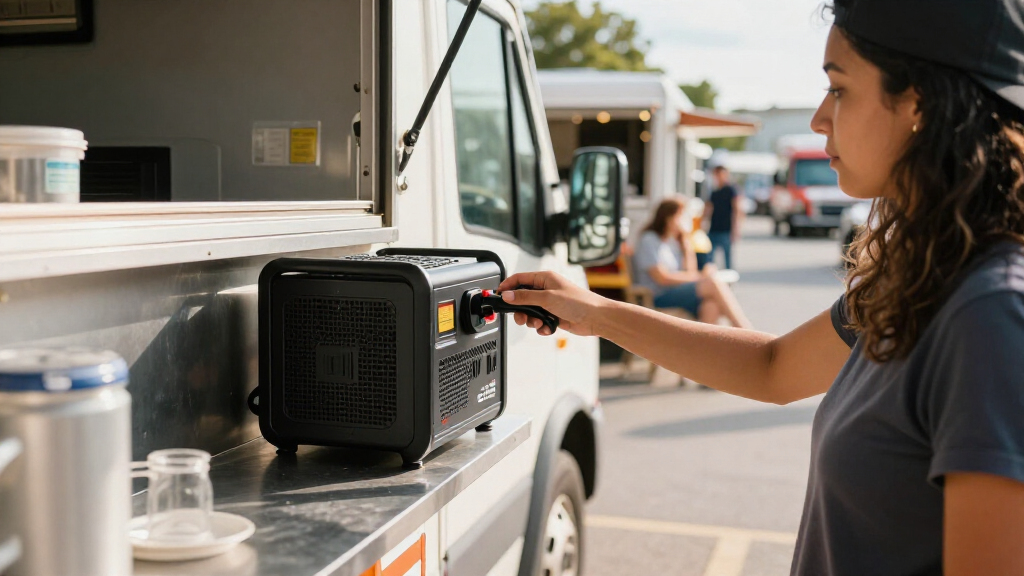 best remote electric start generators for food trucks