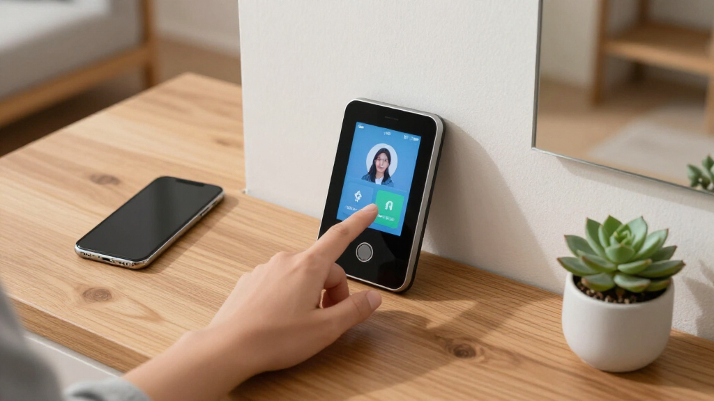 video intercom with touchscreen monitor