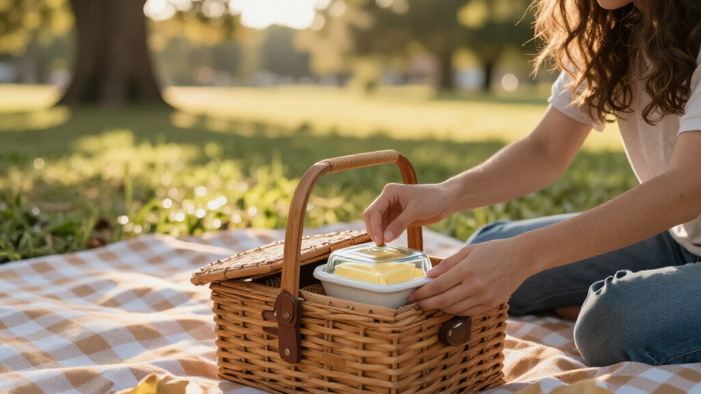 picnicsafe travel butter dish