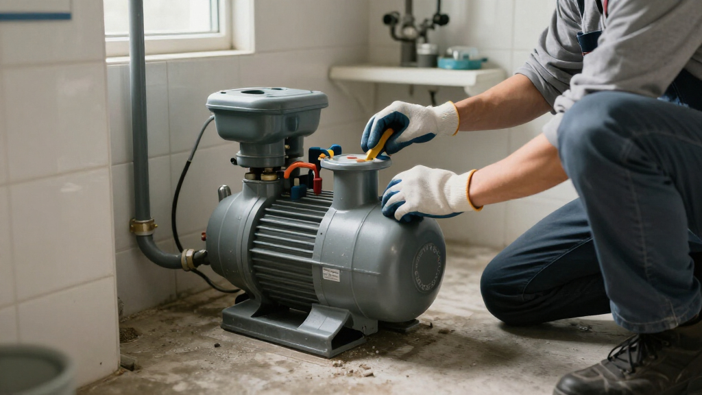 sewage ejector pump for basement bathroom