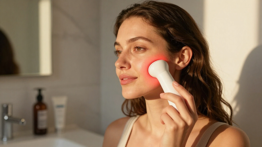 best face lifting device with red light