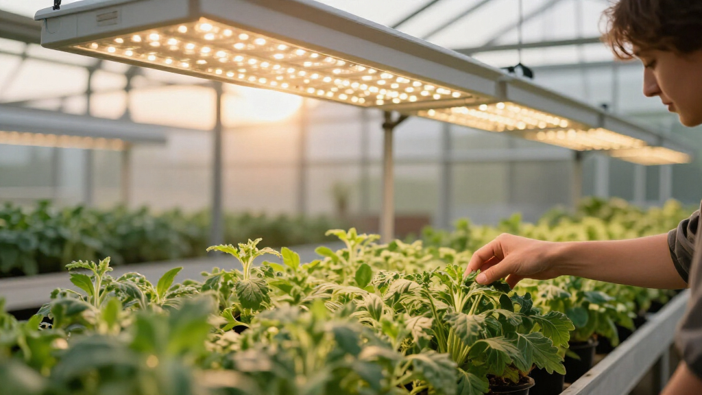 best led systems for greenhouse herbs