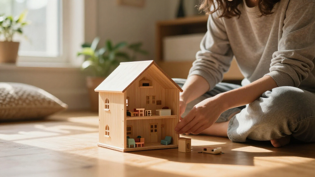 premium wooden dollhouse sets
