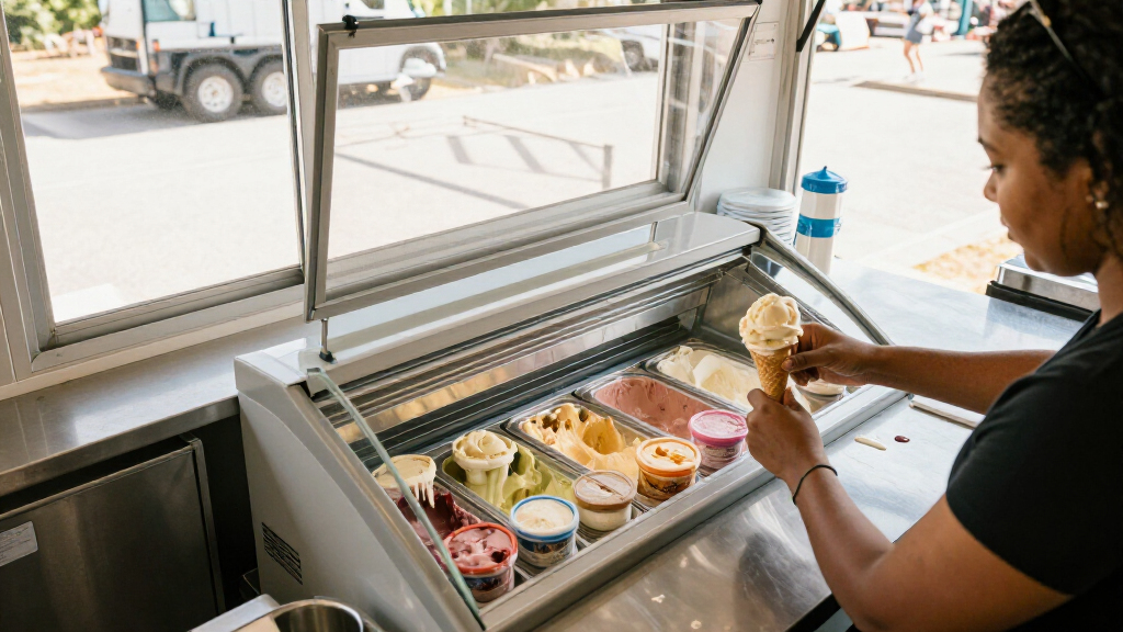 best gelato display freezers for concession trailers