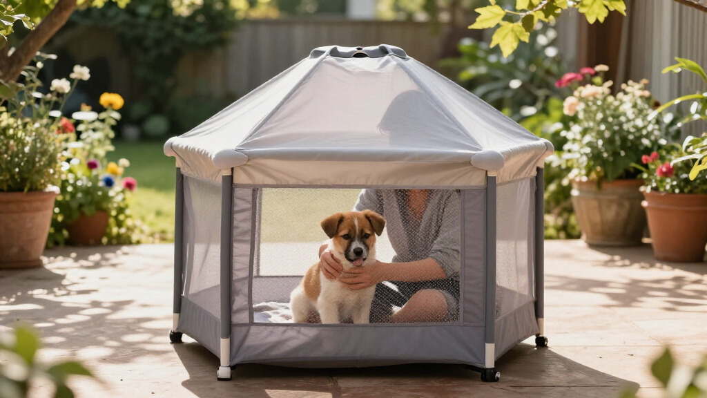 dog playpen with cover