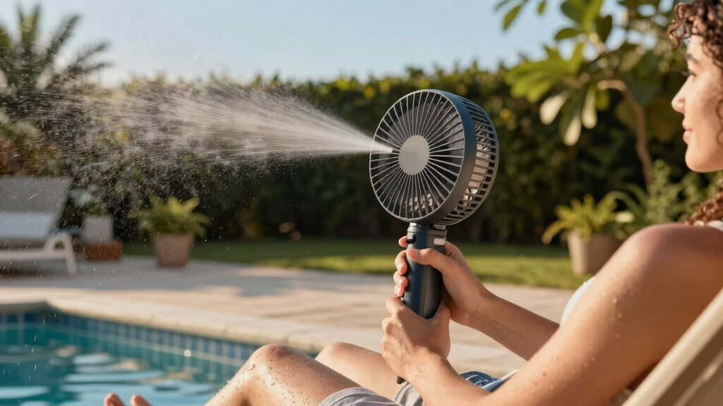 portable outdoor water fans