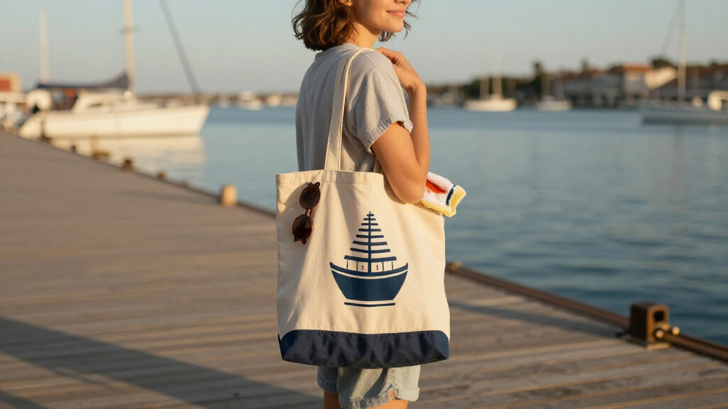 cruise themed tote bag