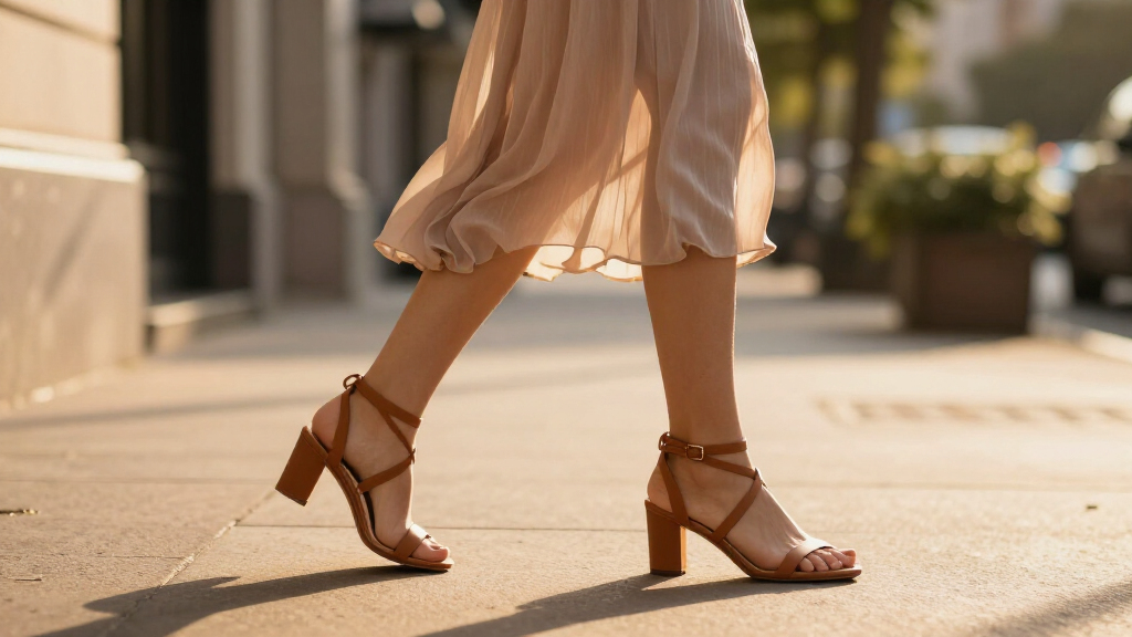 best strappy heeled sandals
