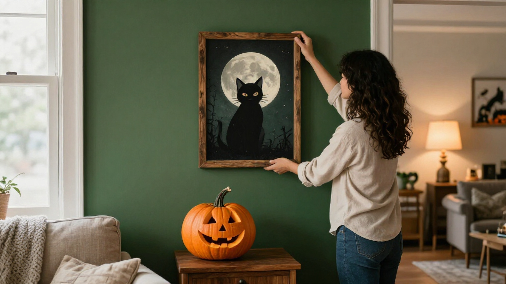 spooky Halloween wall art