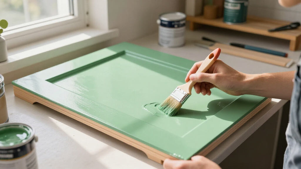 best green cabinet paint
