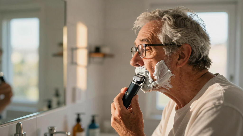 shaver for elderly man