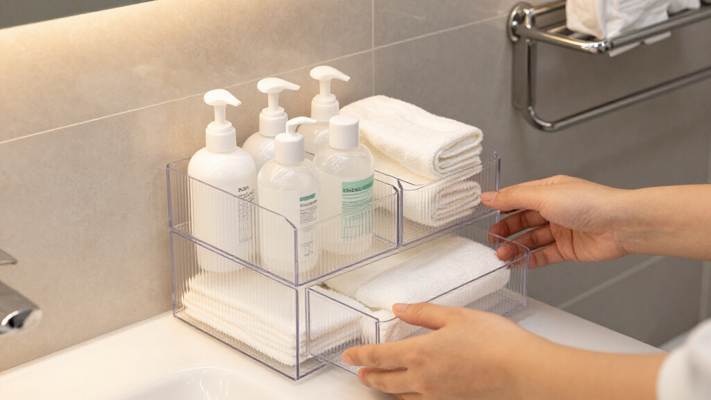 best renter-friendly bathroom storage