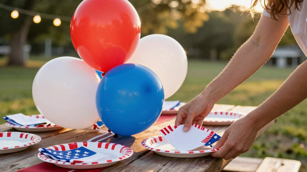 patriotic outdoor party supplies