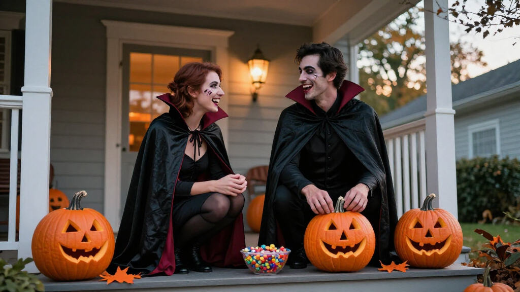 matching couples Halloween costumes