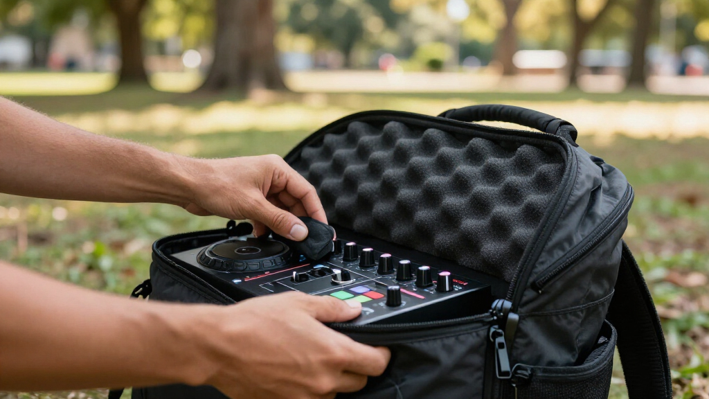 DJ controller cases for backpacking