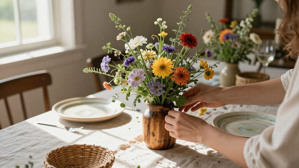 flowers for boho wedding