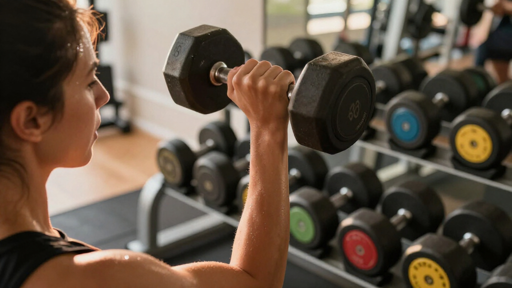 dumbbell set with rack 5 100