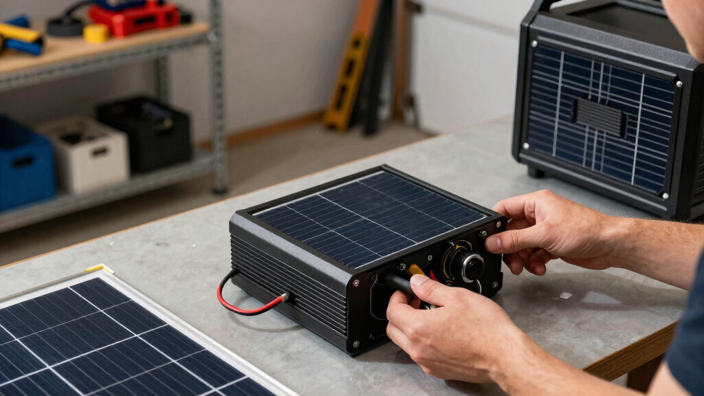 solar-powered backup generators