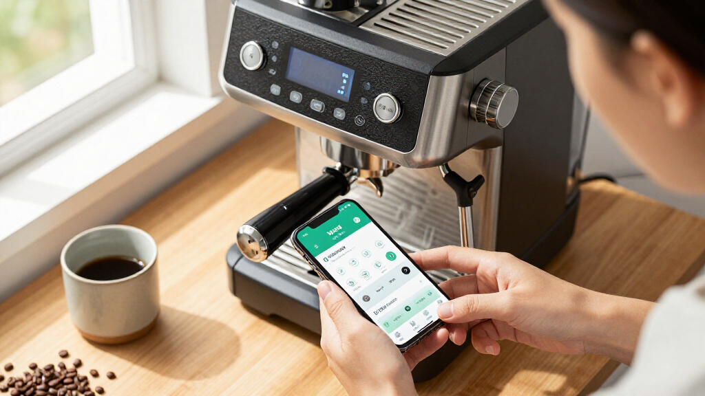 espresso machine with app