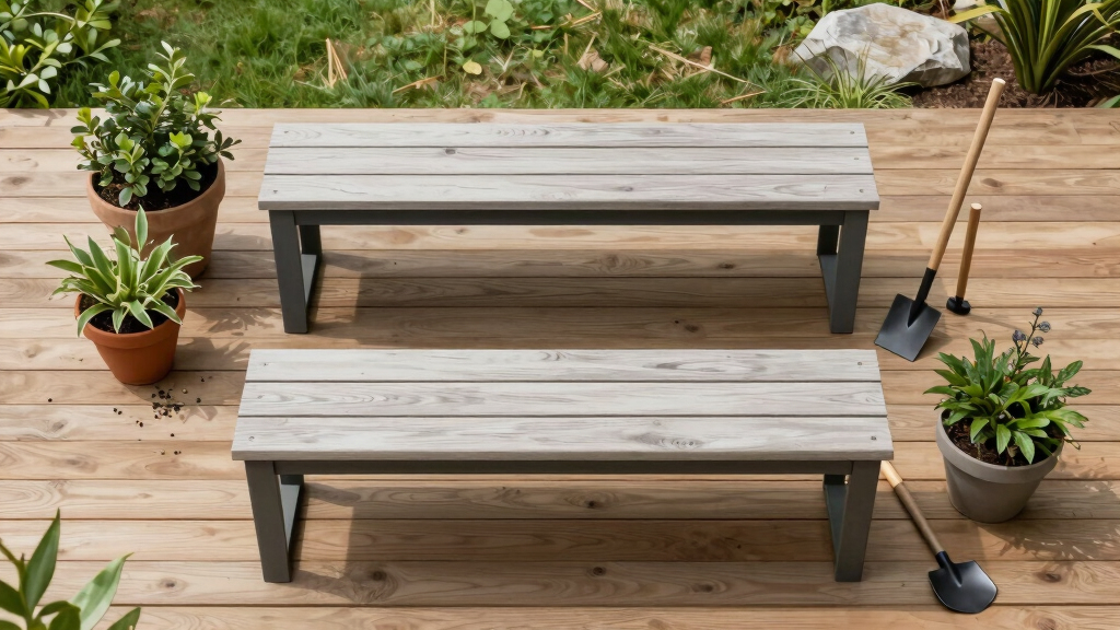 outdoor storage benches