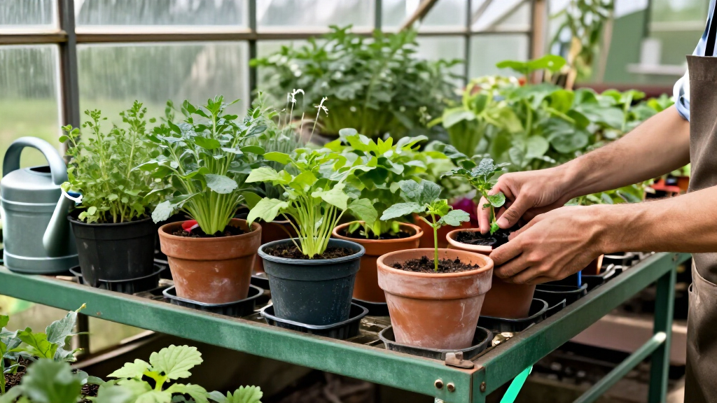 greenhouse shelving units