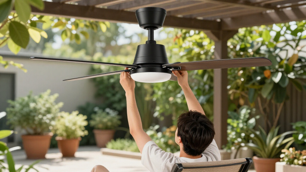 outdoor fan for dorm patio