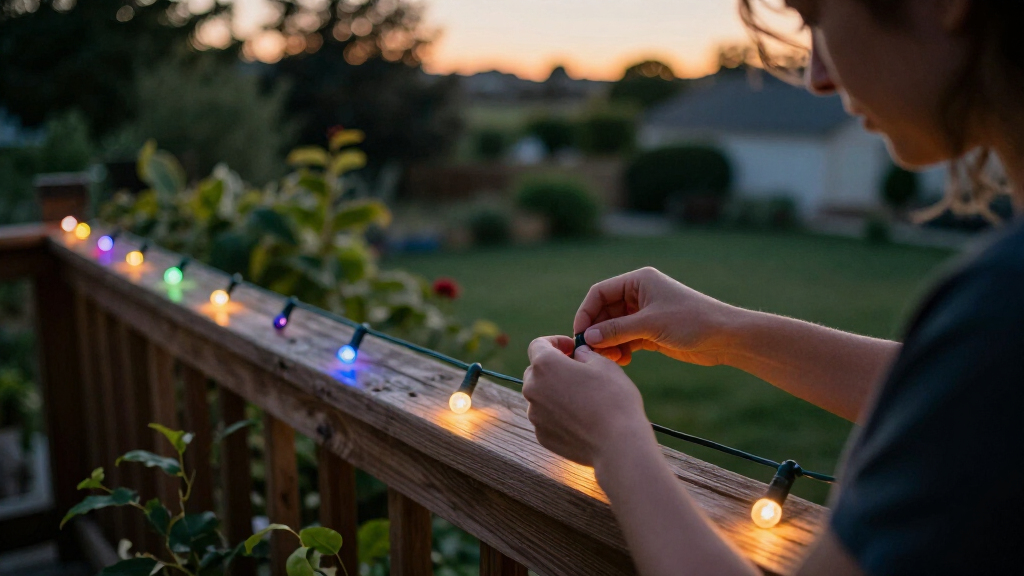 outdoor solar string lights