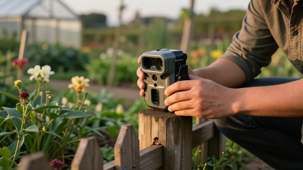 trail camera for monitoring deer and garden pests