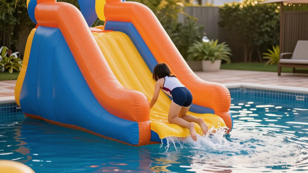 inflatable water slide for pools