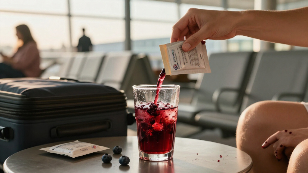 antioxidant berry blends for travel packets