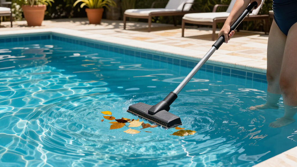 pool vacuum for leaves