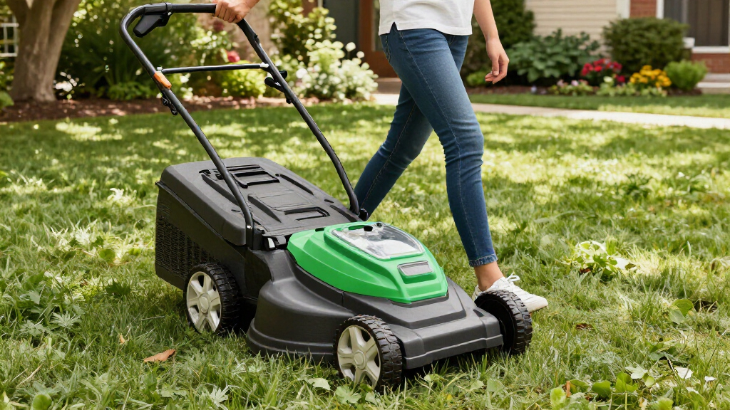 cordless electric lawn mowers with selfpropel