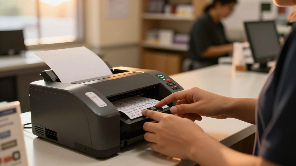 best returns label printer for service counters