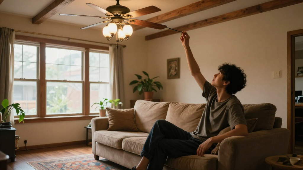 ceiling fan with candelabra bulbs