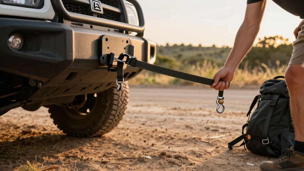 best heavy-duty tow strap kit for 4x4 vehicles on remote backcountry road trips